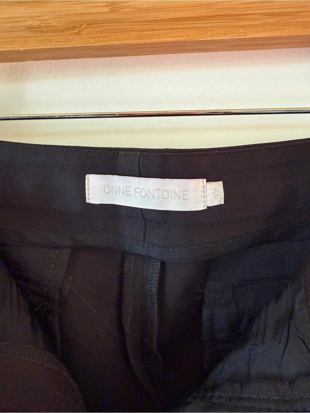 Anne Fontaine black trousers size 42 (10) - Picture 9 of 14